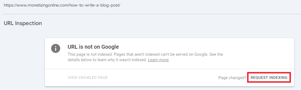 Google-Search-Console-Request-Page-Indexing